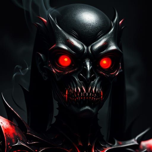 Surrealistic Vampire Bite in Biomechanical Style