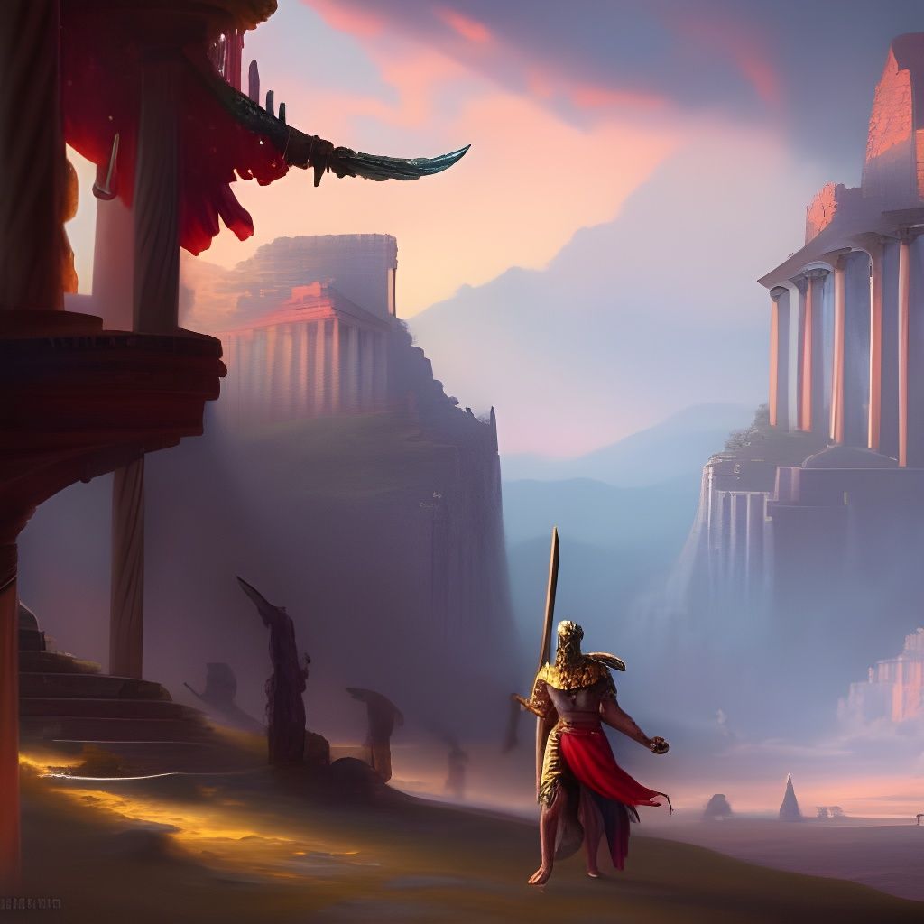 Kassandra of Sparta: Detailed Matte Painting
