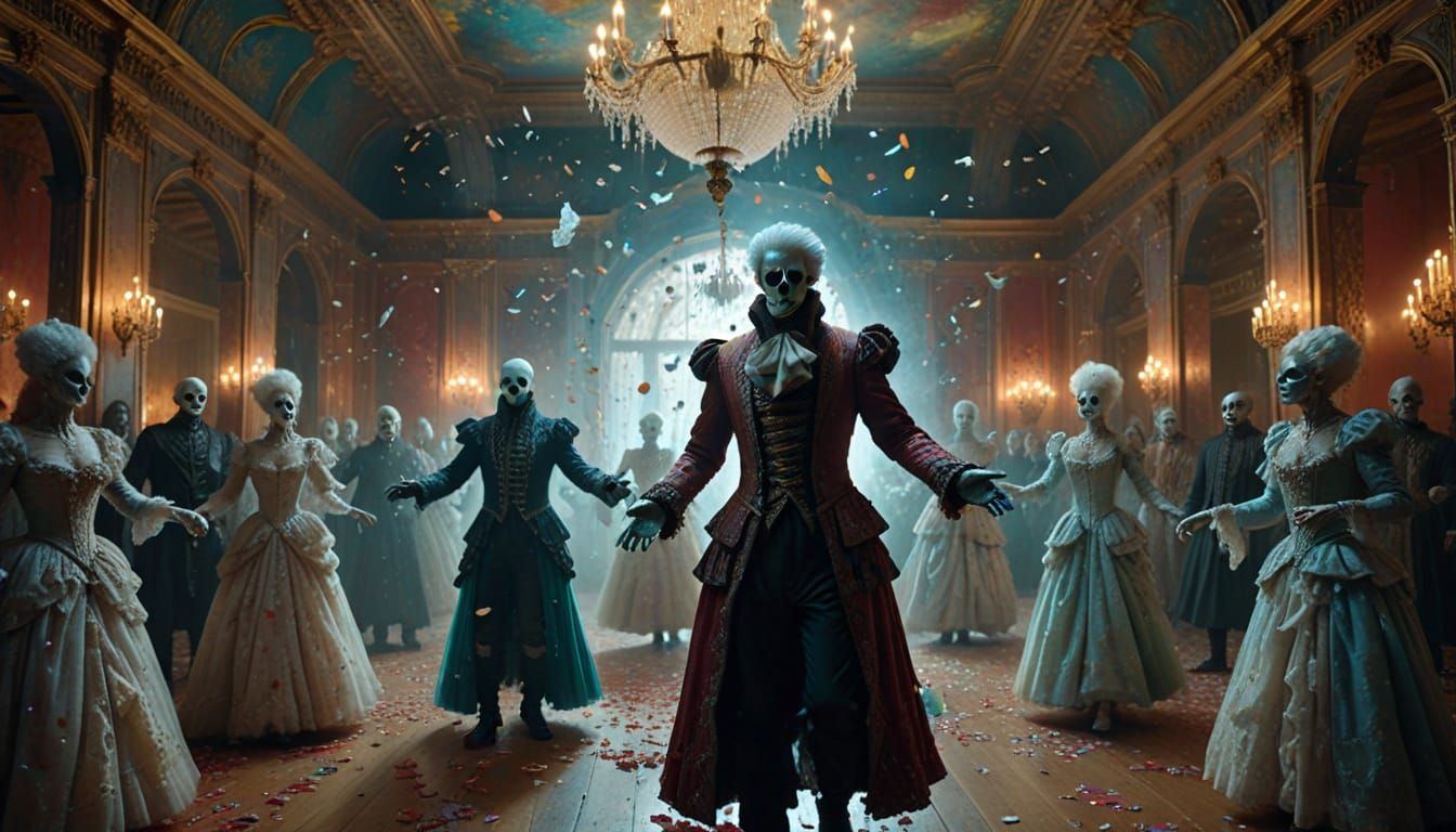 Terrifying Ghosts Dance in Haunted New Year's Ball