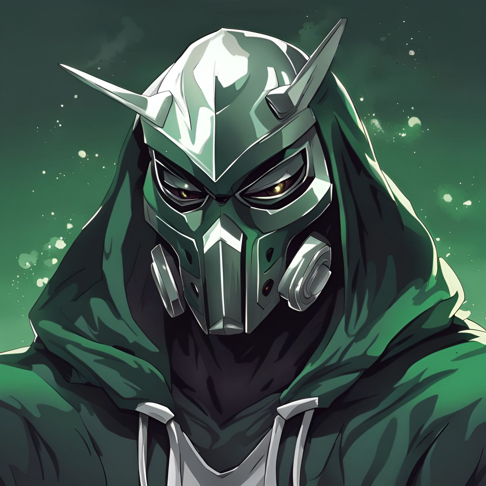 MF DOOM Anime Style Illustration