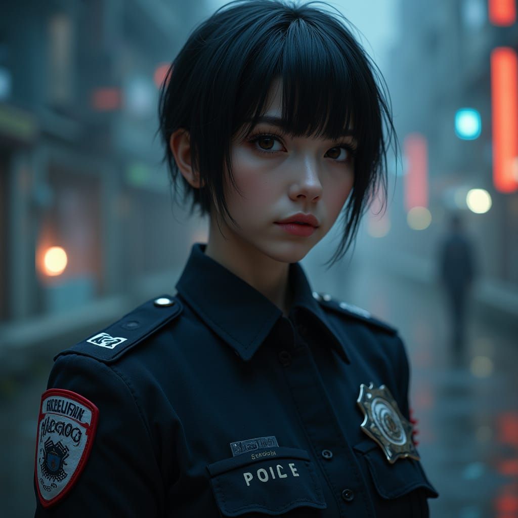 Scifi police officer...