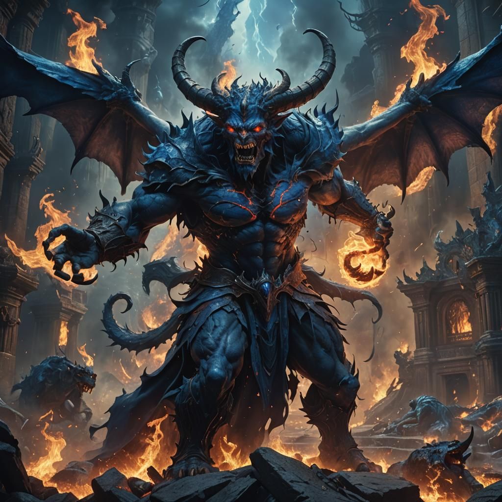 Demon's Lament: God Burning in Blue Fire