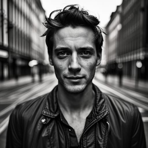 Joyful Portrait of College Student Recovering from COVID