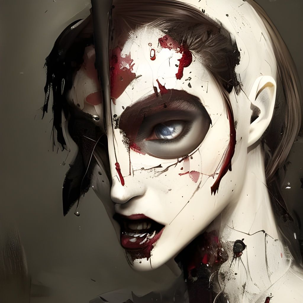 Vampire Pirate Portrait in Detailed Fantasy Art