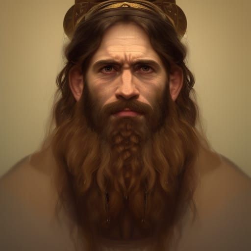 Jesus, King of the Jews: Hyperdetailed Portrait