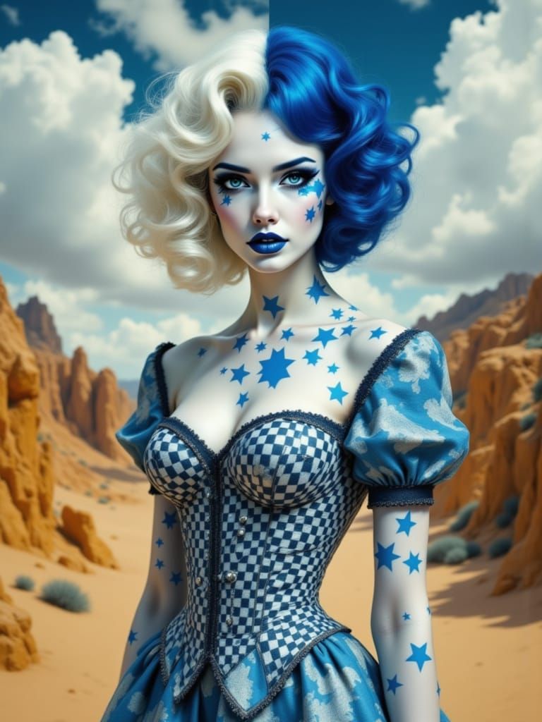 Fantasy Woman: Dusk & Stars Split With Dual Realms