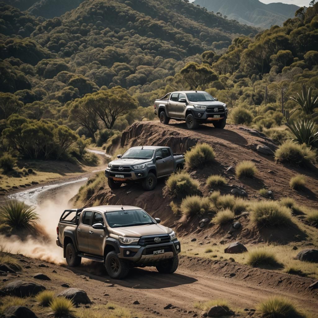 Toyota Hilux SR5: Cinematic Film Still