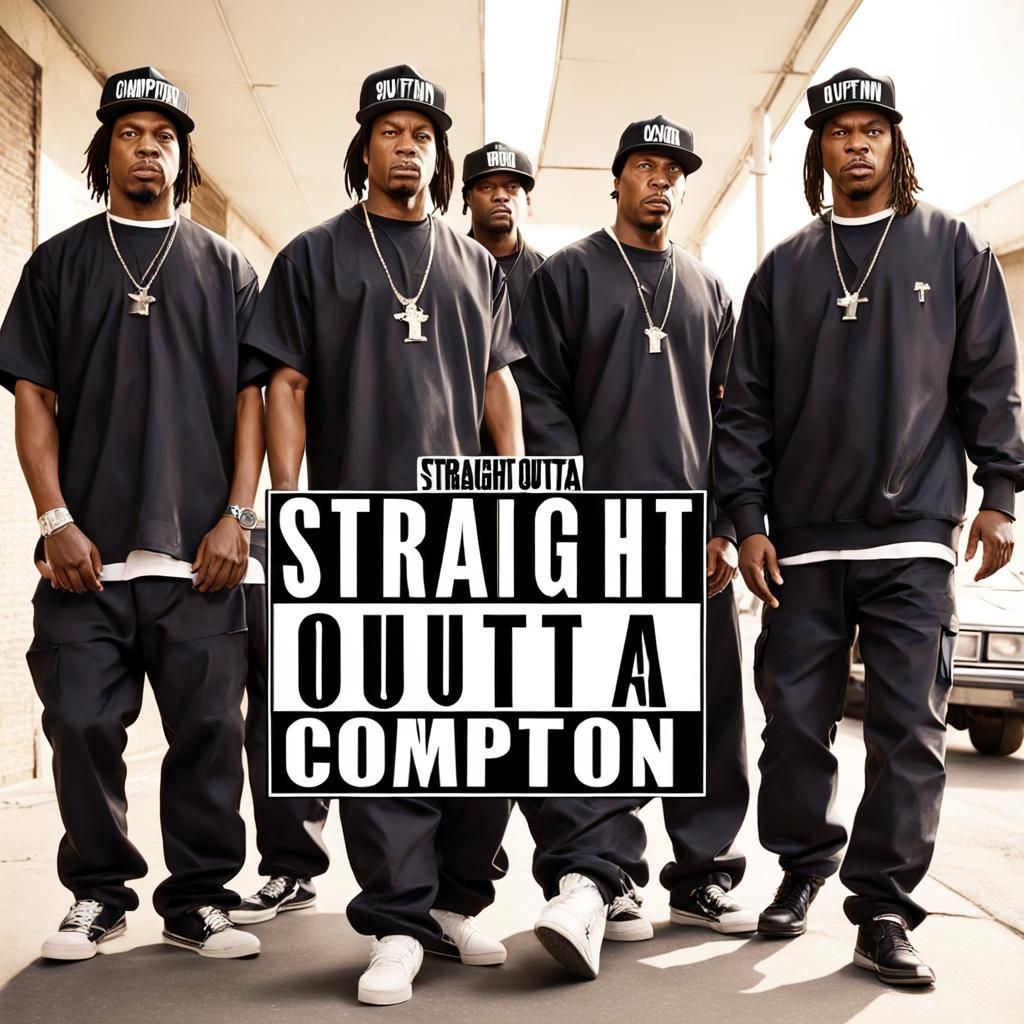 Straight Outta Compton: Graphic Art