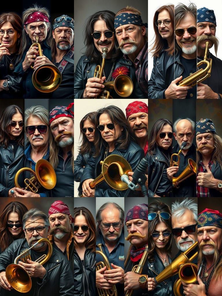 Ozzy, Mangione, Hogan: Realistic Digital Tributes