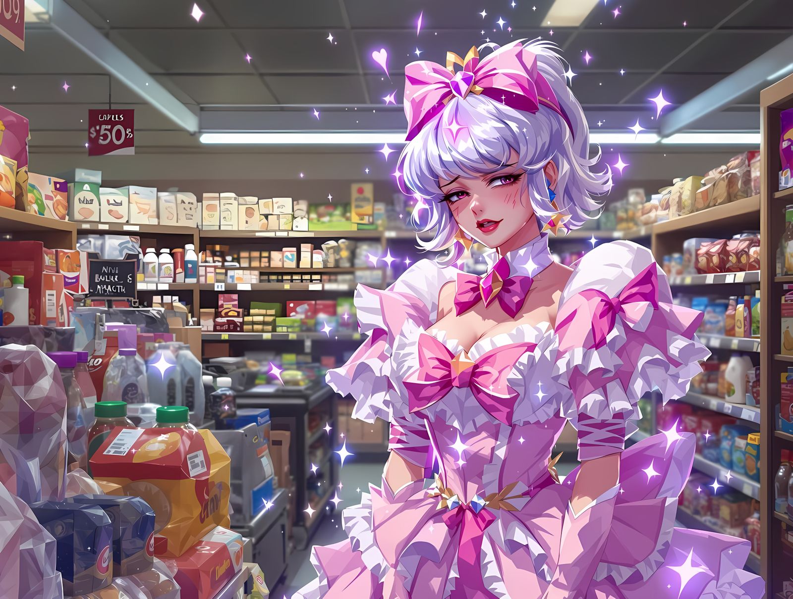 Magical Girl's Mundane Midlife Crisis in Anime Style