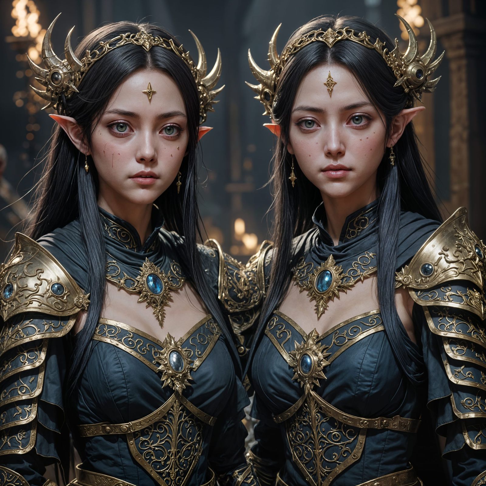 Graeae Sisters: 3D Anime Art Inspired by Mythology