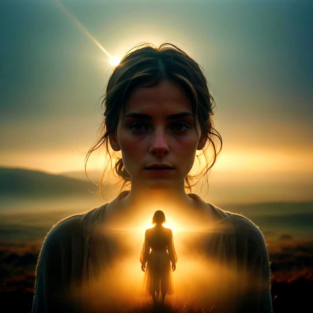 Surreal Dreamscape in 35mm Film Style