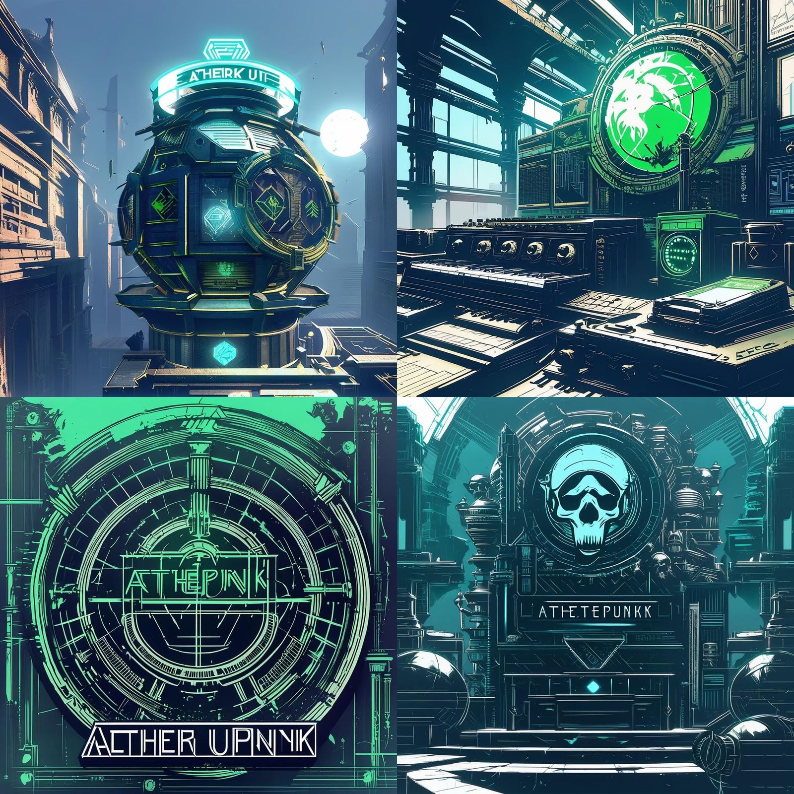 Aetherpunk Creation by AI Image Generator