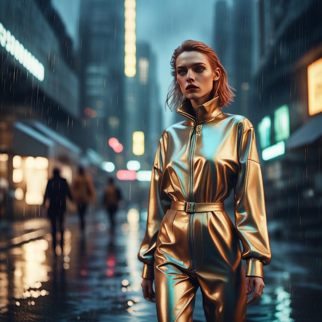 fashion shot (Helmut Newton:1.3). Medium shot of a (gorgeous...