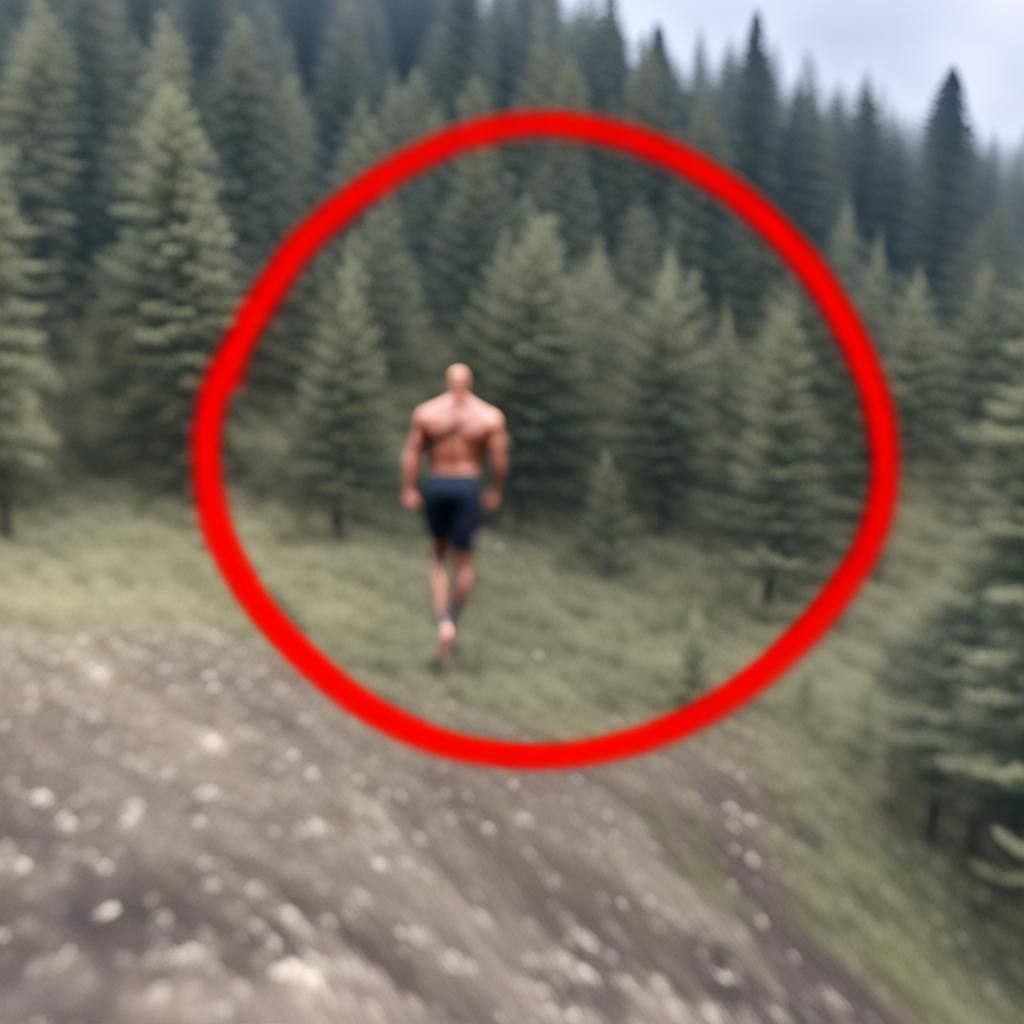 Cryptid sighting of a strange moving rock monster...