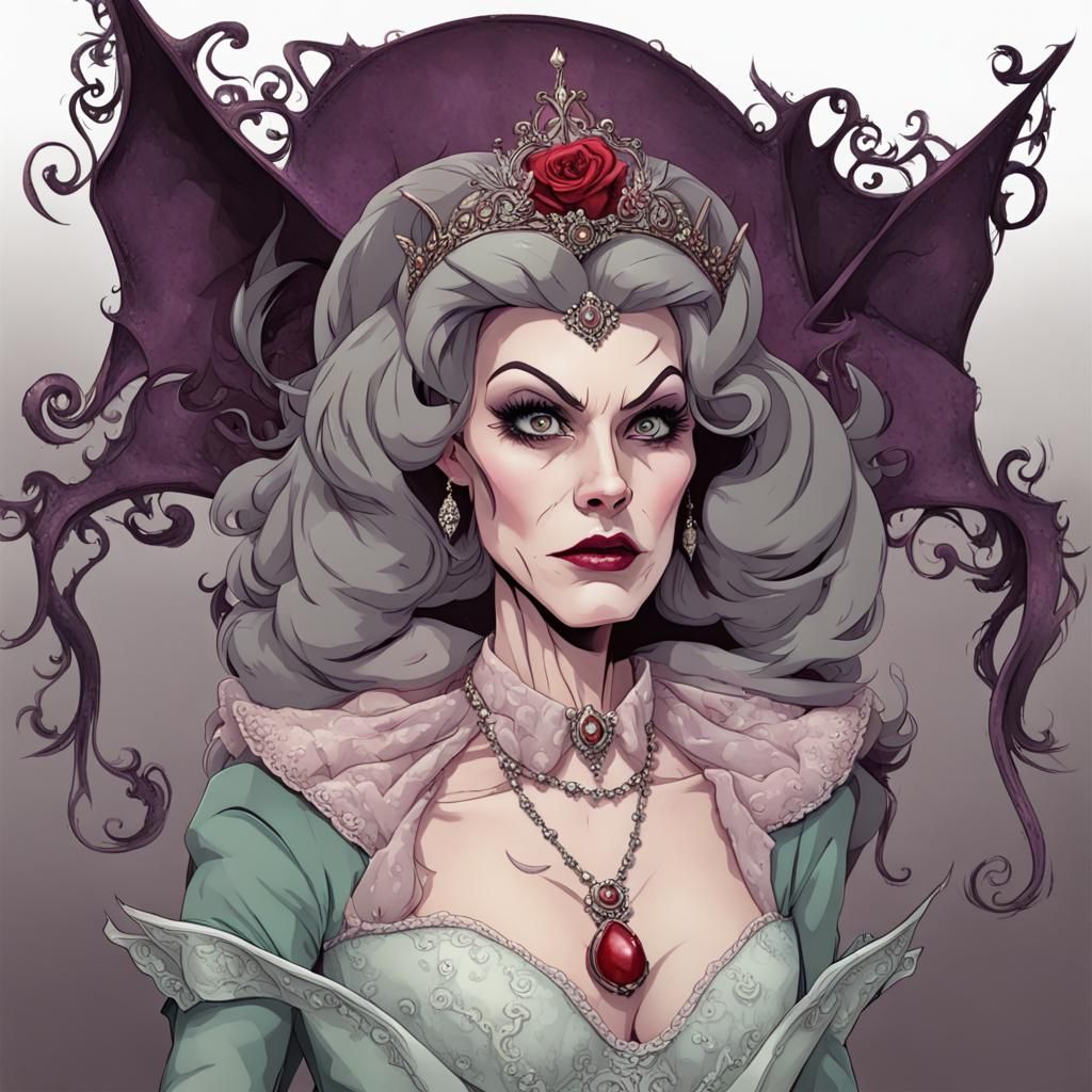 AI Generated Image of an Evil Stepmother