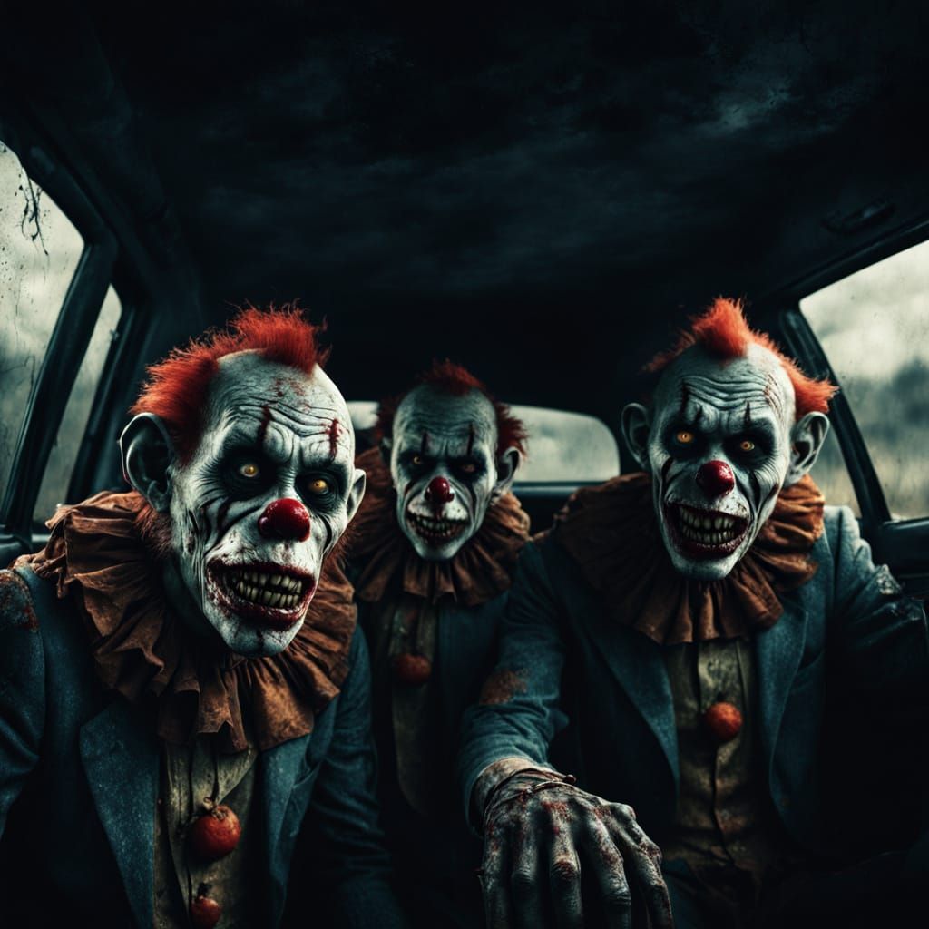 Surreal Horror Monstrosity in Golden Hour