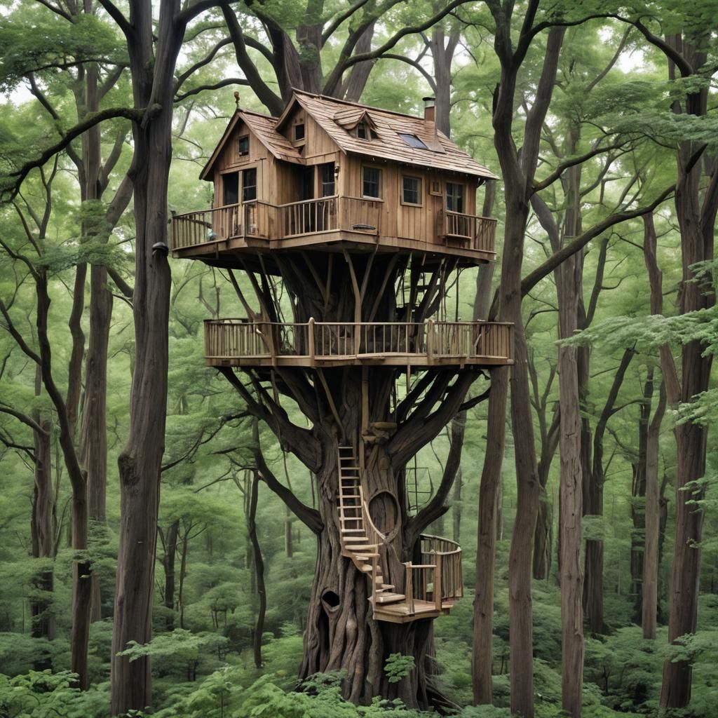 An Unusual Tree House Design