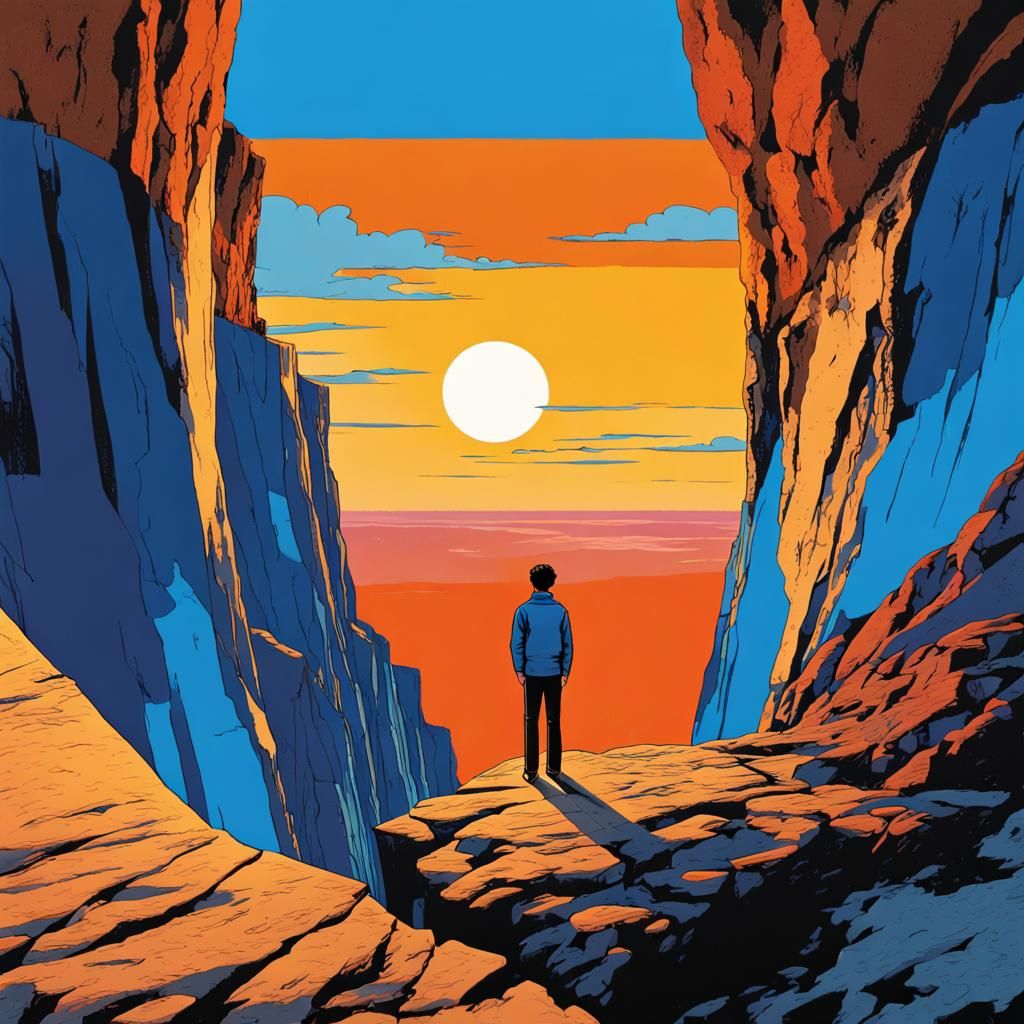 Pop Art Landscape Masterpiece