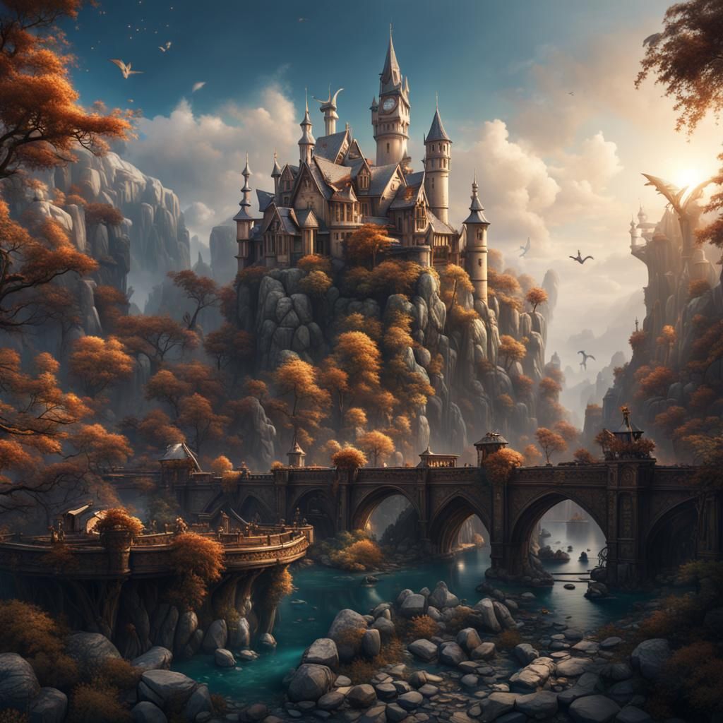 Fantastical Dream Becomes Reality: Matte Painting