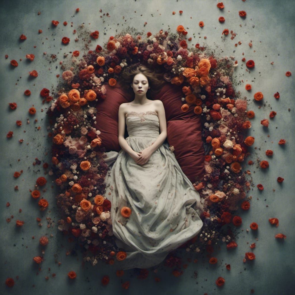 Dreamlike Flower Bed Inspired by Roversi and Shaden