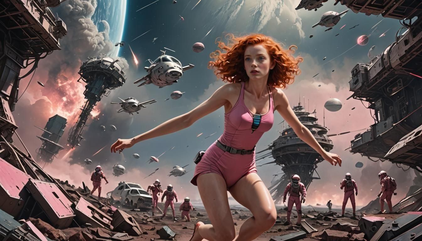 Retrofuture Girl Rescues Astronaut in Space