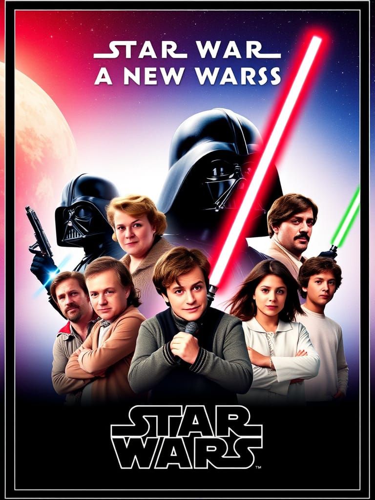 Family Matters Cast Reimagined in Star Wars Poster