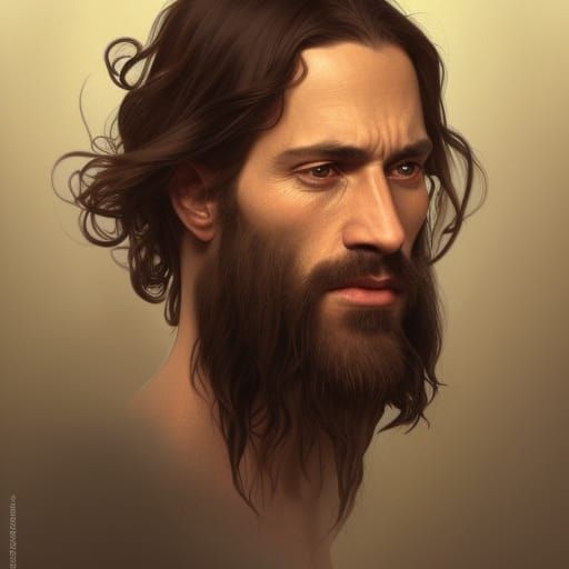 Jesus, King of the Jewish People: Hyperrealistic Portrait