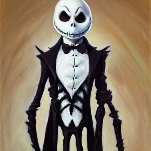 Jack Skellington as Oil Painting by Gurney