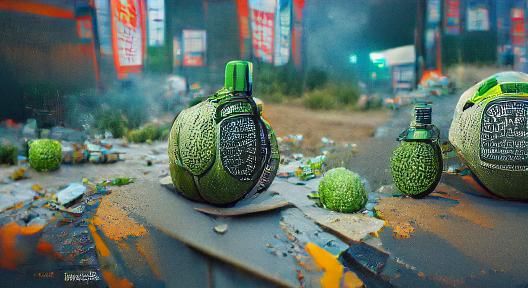 Melon hand grenade