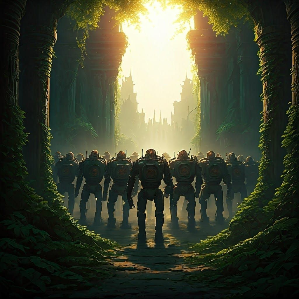 Dawn of the Robot Army: Fantasy Concept Art