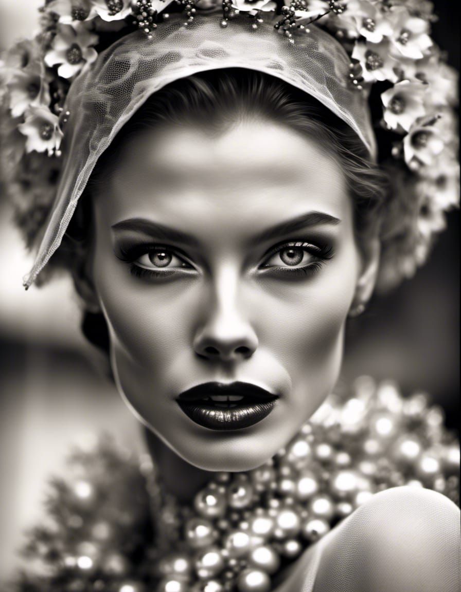 Photorealistic Portraits of Women in Modern Couture