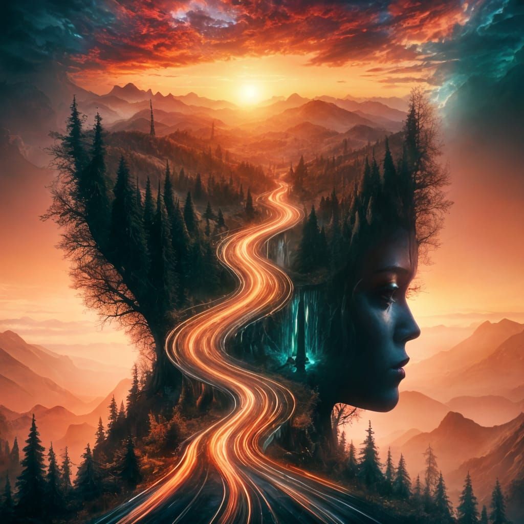 Labyrinthine Sunrise of the Mind