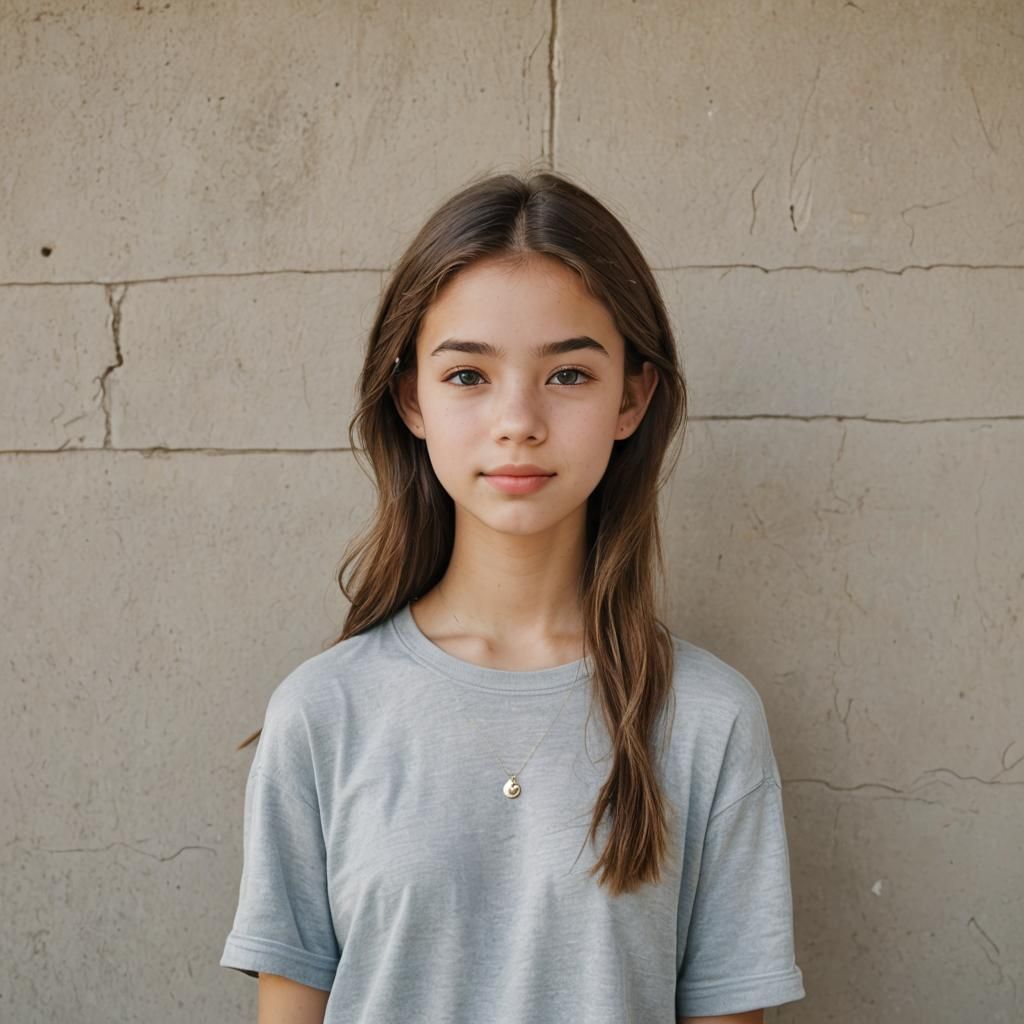 Beautiful Teenage Girl Portrait