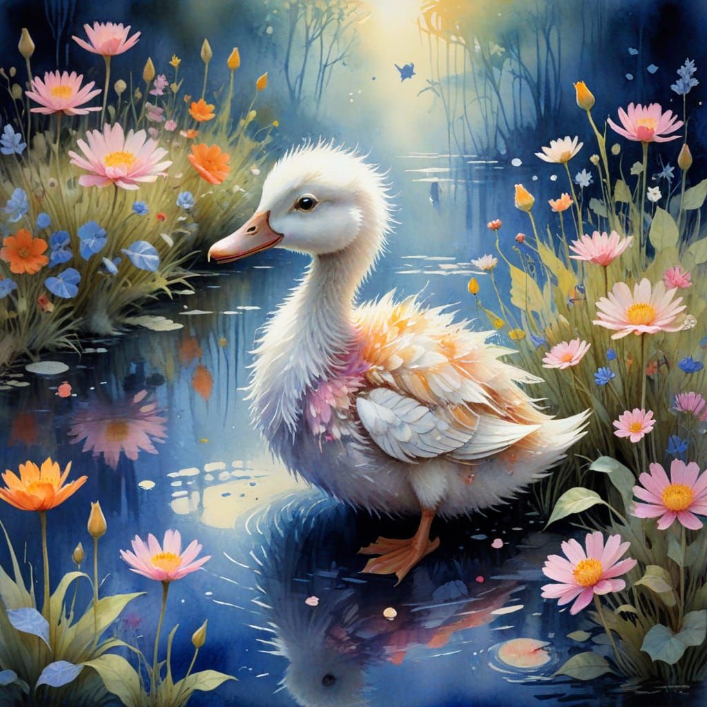 Romantic Whimsy in a Vibrant Garden