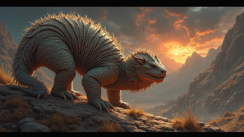 Sphere in Tornado, Vivid Colors, Leonid Afremov Style