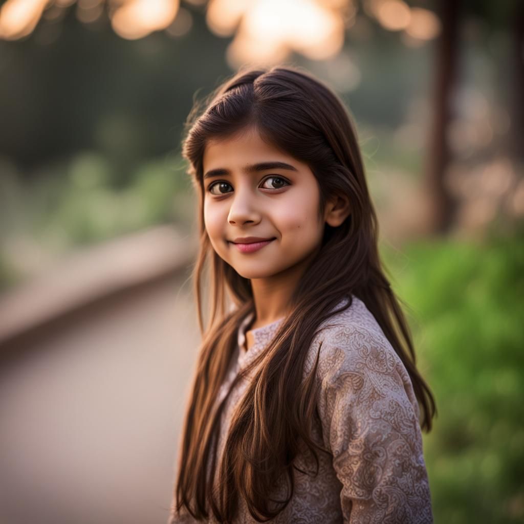 Pakistani Girl Portrait in Islamabad, Professional Photograp...