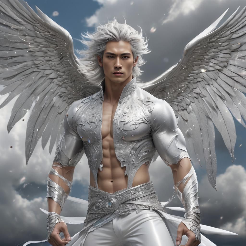 Air Qi Cultivator in Dark Fantasy Style