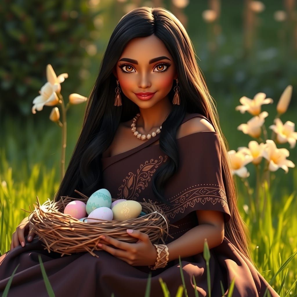 Pocahontas in Springtime Splendor
