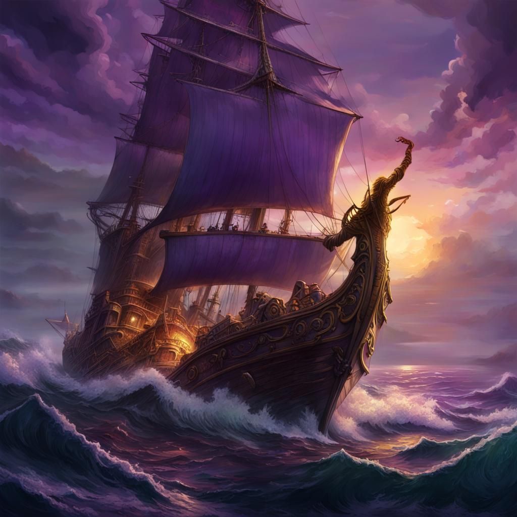 Kraken Attack: A Dark Fantasy Seascape