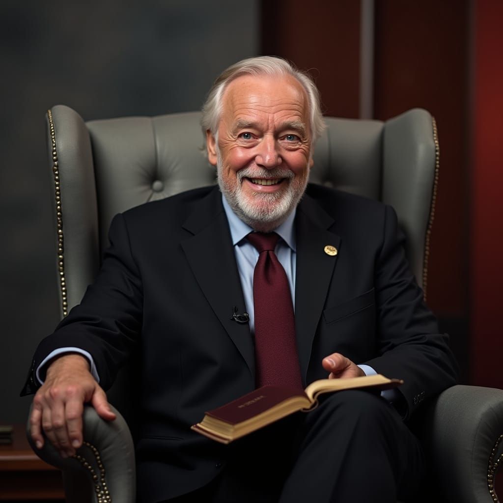 Hyper-Realistic Portrait of a Distinguished Gentleman in War...