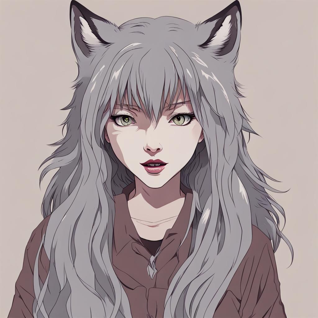 AI Image of a Wolf Girl