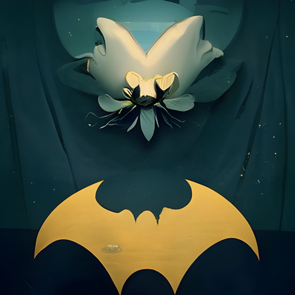 Floral Batman Logo: A Unique Design