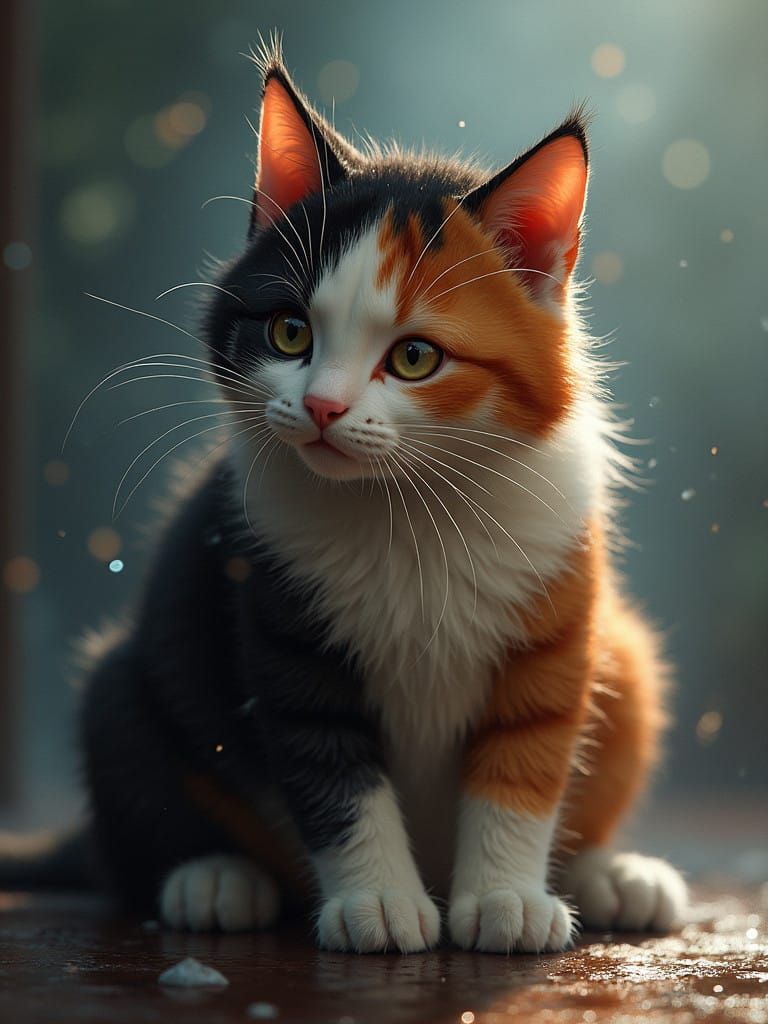 Fierce Calico Cat Defends Innocent Toddler from Fierce Canin...