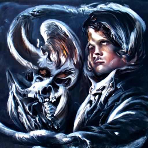 Brothers in Oil Painting Style