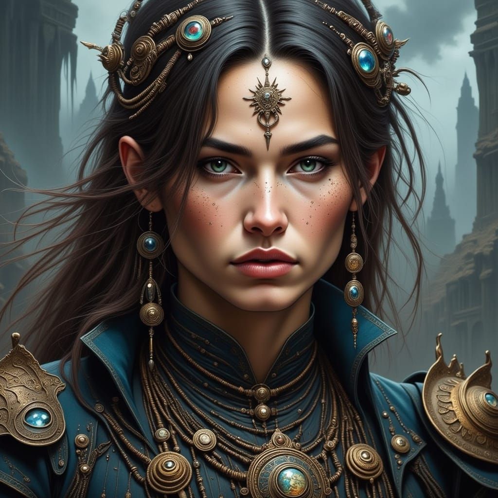 AI Generated Image from Complex Parameters