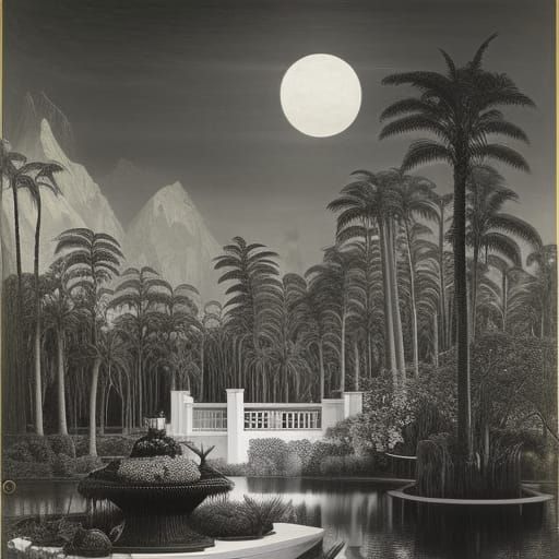 Black and White Landscape