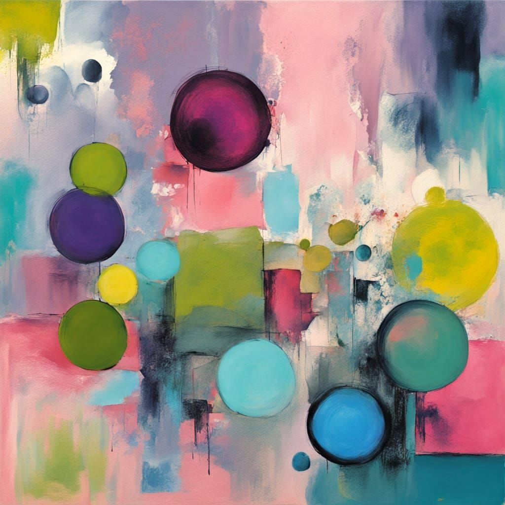 Glamorous Ladies in Whimsical Monaco Setting, Soft Pastel Pa...