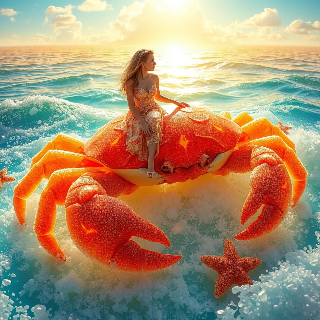 Soda Ocean with Gummy Candy Dolphins