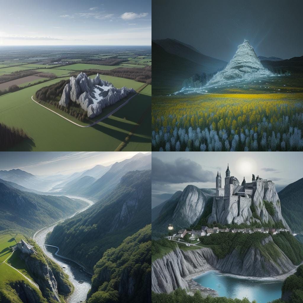 Ein hyperrealistisches digitales Kunstwerk in extremer Detai...